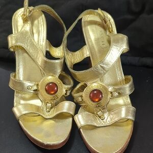 Coach Gold Women's Sandals